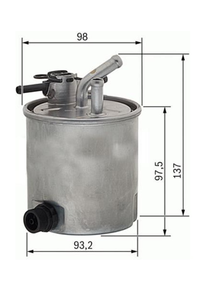 SF295 Mazot Filtresi D Trail 03-12 16400ES60A