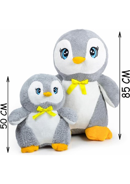 Peluşçu Dayı Sarı Kurdele Pelüş Penguen 50 cm
