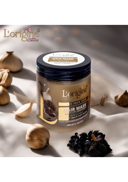 Saç Maskesi Siyah Sarmısak Özlü (Kokusuz Formül) 500ML Hair Mask