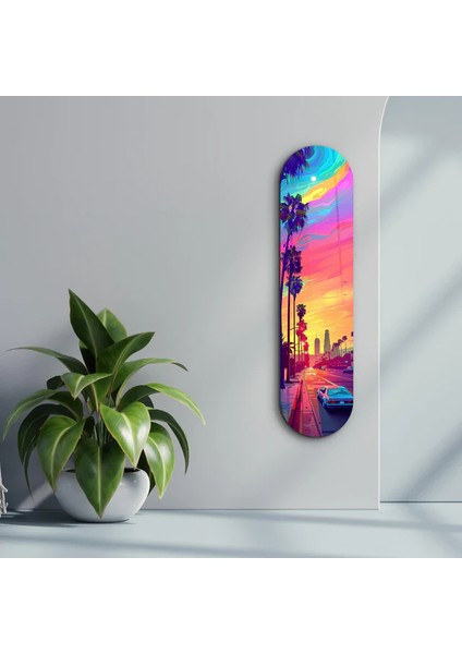 Kaliforniya Skate Board Kay Kay Cam Duvar Tabloları