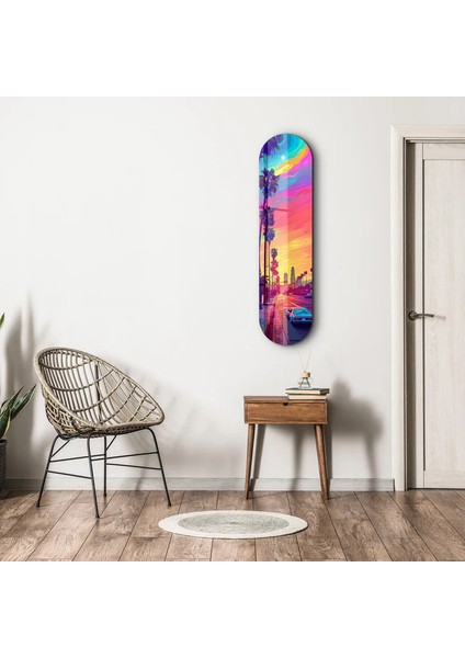 Kaliforniya Skate Board Kay Kay Cam Duvar Tabloları