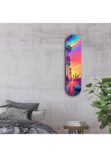 Kaliforniya Skate Board Kay Kay Cam Duvar Tabloları