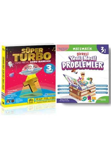 3. Sınıf Süper Turbo Soru Bankası ve Yeni Nesil Problemler