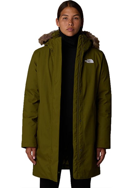 W Artic Parka Kadın Outdoor Parka NF0A84J2PIB1 Haki