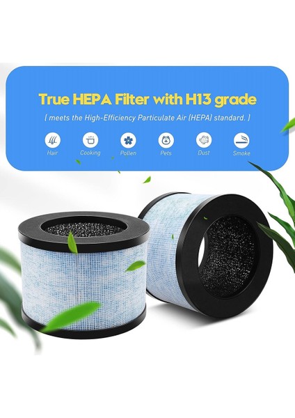 3 Adet F100 H13 Premium Gerçek Hepa Yedek Filtre Anında AP100 Hava Temizleme Cihazı Için Uyumlu, H13 Sınıf Hepa Filtre F100 (Yurt Dışından)