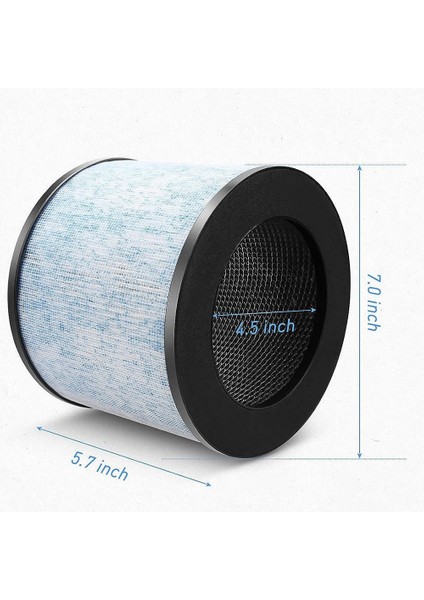 3 Adet F100 H13 Premium Gerçek Hepa Yedek Filtre Anında AP100 Hava Temizleme Cihazı Için Uyumlu, H13 Sınıf Hepa Filtre F100 (Yurt Dışından)