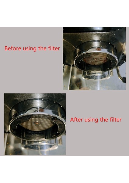 100ΜM 58.5 mm Kontak Duş Ekranı Puck Ekran Filtresi Mesh Expresso Portafilter Kahve Makinesi Için (Yurt Dışından)