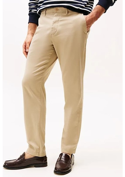 Erkek Harlem Chino Pantolon - Krem