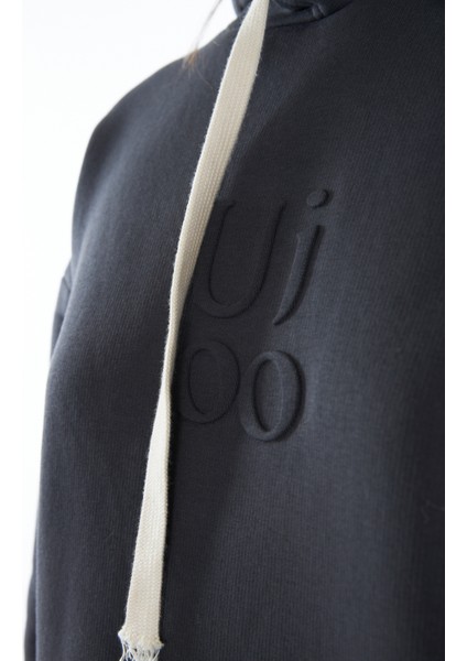 Kadın/ Kapüşonlu /uzun Kol /ön Gofre Baskılı / Spor Kordon Lu /sweatshirt indirimleri