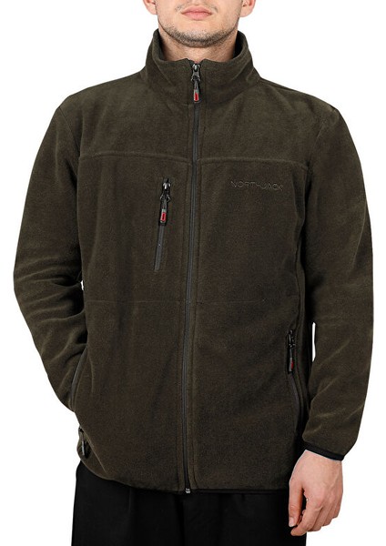 Himalaya Yesil Polar Ceket Erkek Günlük Polar Ceket NJ2001-301 Haki modelleri