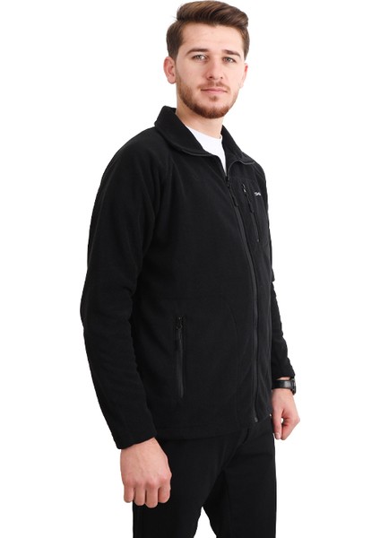 Erkek Siyah Polar - Reglan Kol - Zenobya fiyatları