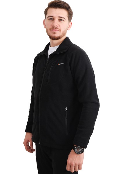 Erkek Siyah Polar - Reglan Kol - Zenobya modelleri