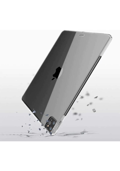 Apple Ipad Pro 12.9" 2020 4.nesil Tablet Kılıf Lux Silikon Şeffaf Kılıf