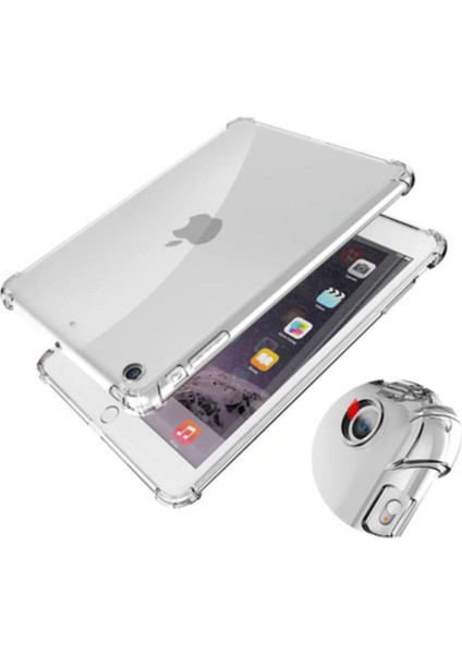 Apple Ipad 8. ve 9.nesil 10.2 Inç Uyumlu Şeffaf Nitro Anti Shock Silikon Tablet Kılıfı