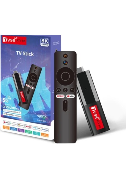 TV98 8k Android 14 Tvbox
