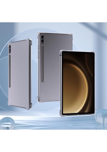 Samsung Galaxy Tab S9 Fe+ Plus 12.4 Inç Tablet Uyumlu Silikon Kılıf Şeffaf Köşe Korumalı SM-X610 fiyatları