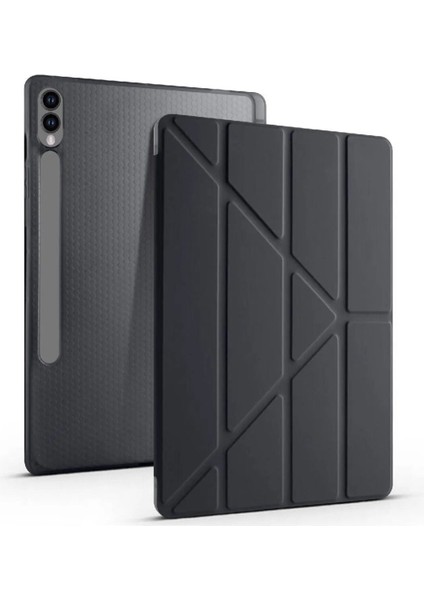 Samsung Galaxy Tab S7 Fe S8 Plus T970/X800/T733/T737/T736 12.4" Kalem Bölme Arka Silikon Kapak Kılıf