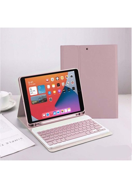 Ipad 8. ve 9. Nesil 2020 /2021 10.2 Inç Tablet Uyumlu Bluetooth Klavyeli Kılıf (Türkçe Klavye) modelleri