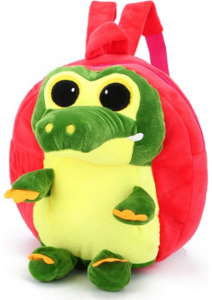 Anaokulundaki Erkek ve Kız Çocukları Için Sevimli Karikatür Peluş Dinozor Sırt Çantası (Yurt Dışından)