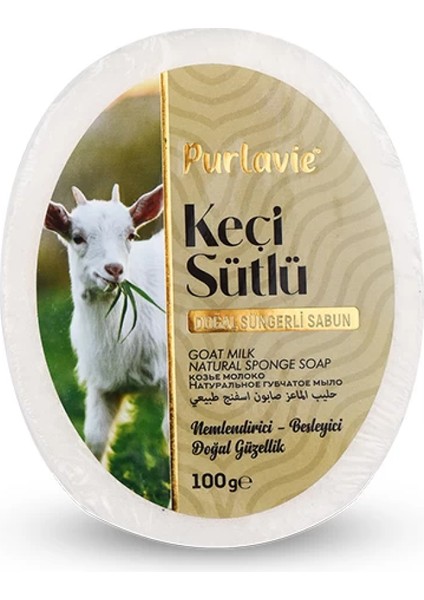 Keçi Sütlilifli Sabun