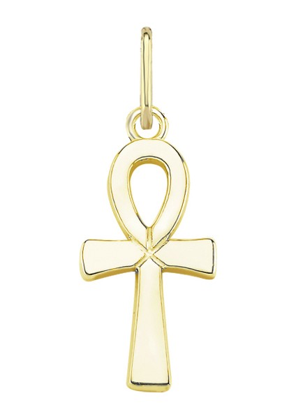 Altın Ankh Charm Kolye Ucu
