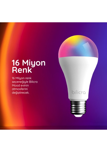 Mood Akıllı Ampul 11W 1055 Lm Wifi Destekli