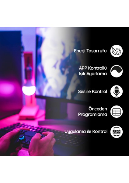 Mood Akıllı Ampul 11W 1055 Lm Wifi Destekli