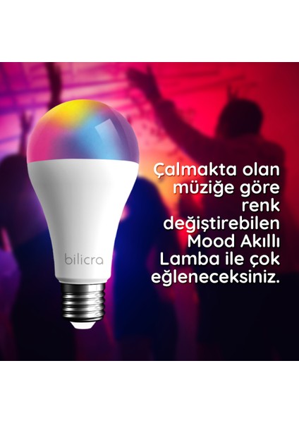 Mood Akıllı Ampul 11W 1055 Lm Wifi Destekli