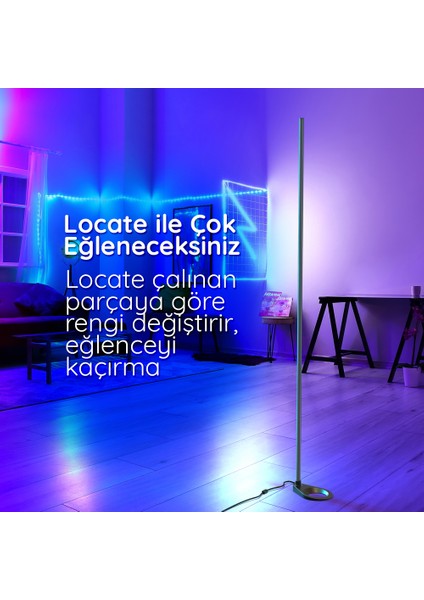 Locate Akıllı Dekoratif Lambader - Salon Tipi