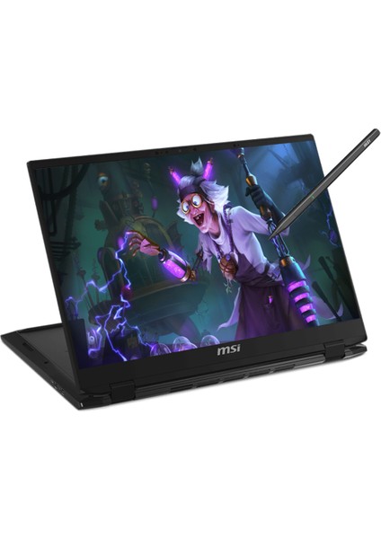 Msı Summit E16 Aı Evo Intel Core Ultra 7 155H 32GB 512GB SSD 16" Qhd+ 165Hz W11P Touch 2-In-1 Taşınabilir Bilgisayar & Per4 Çanta A1MTG015TRP307