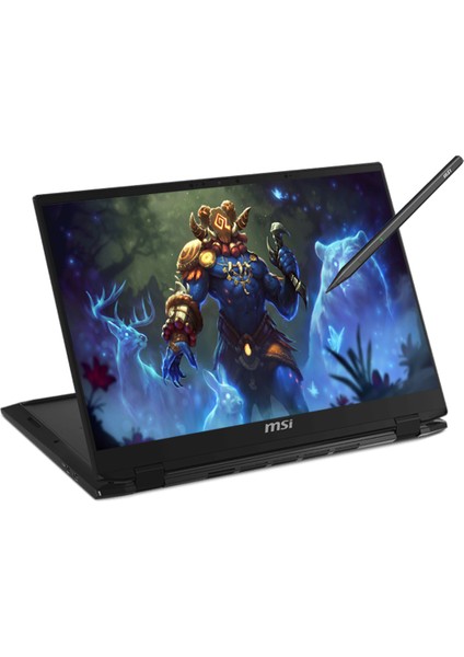 Msı Summit A16 Aı+ Amd Ryzen Aı 9 365 32GB 512GB SSD 16" Qhd+ 165Hz W11H Touch 2-In-1 Taşınabilir Bilgisayar & Per4 Çanta A3HMTG038TRP302