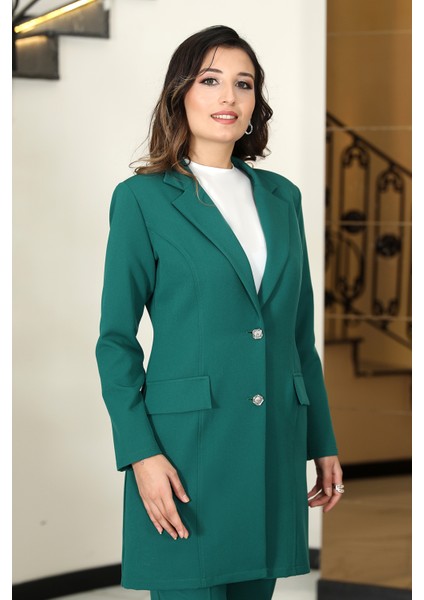 Kadın Mono Yakla Ceket Takım Elbise fiyatları