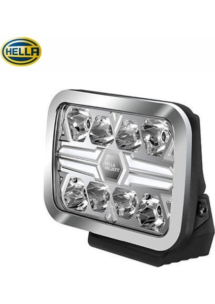 12V-24V Off-Road Lamba (8 Ledli) (2 Fonksiyonlu) (Krom Çerçeve) (222*153*58 Mm) 2600 Lümen