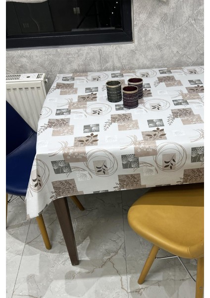 Pvc Kaymaz Elyaf Tabanlı Silinebilir Muşamba Masa ÖRTÜSÜ_212-A