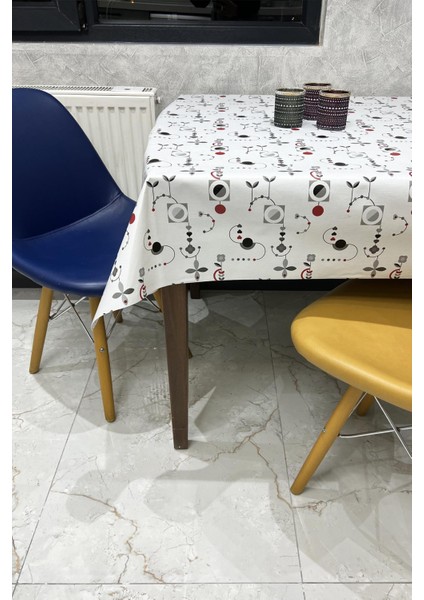 Pvc Kaymaz Elyaf Tabanlı Silinebilir Muşamba Masa ÖRTÜSÜ_211-A