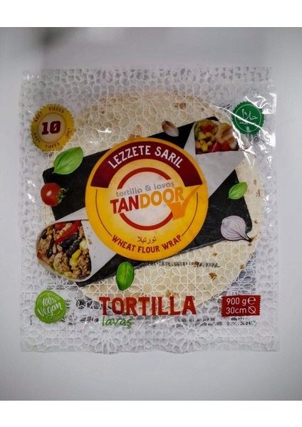 Lavaş & Tortilla 30 cm 900 gr 10'lu