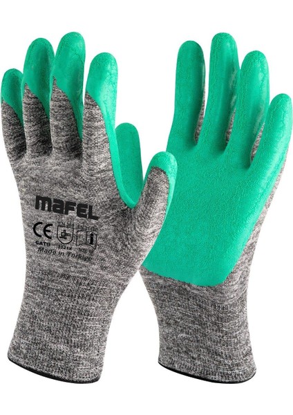 Mf-80 Camcı Yeşil Lateks İş Güvenlik Eldiven - 10/xl - 3 Çift - Paket