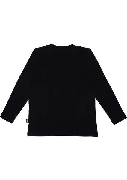 Erkek Çocuk Uzun Kol T-Shirt - Siyah fiyatları