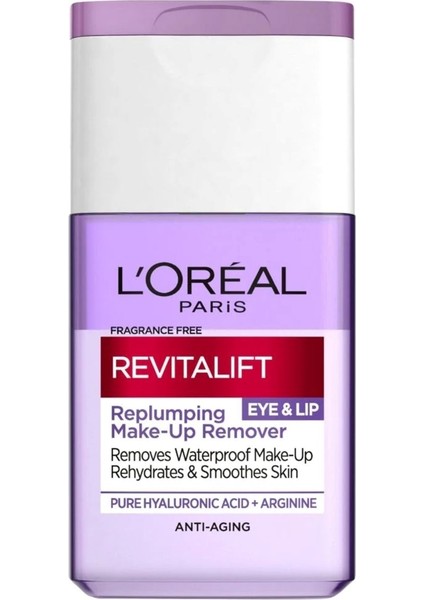 L'oreal Paris Revitalift Filler Hyaluronik Asit Çift Fazlı Göz Makyaj Temizleyicisi 125ML