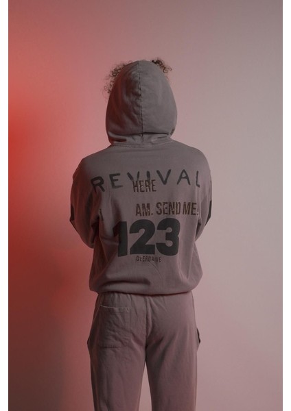 123 Revıval Greymelange Sweatshırt