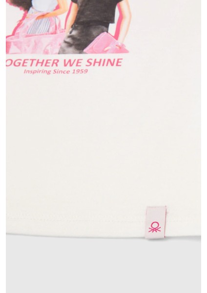 Kız Çocuk Uzun Kol T-Shirt - Ekru modelleri