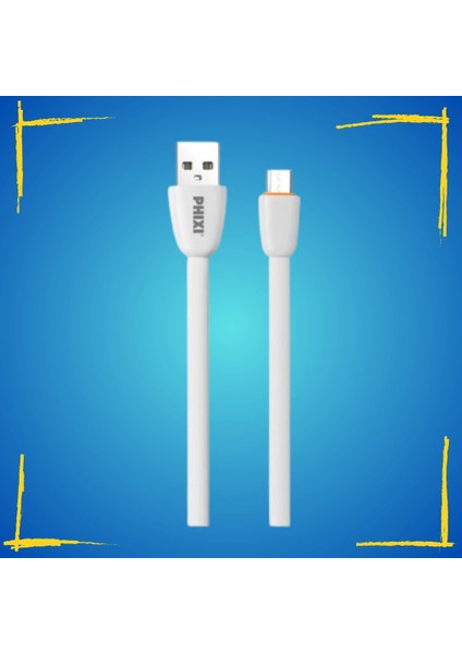 CB411T Yassı Kablolu 100 cm Type-C USB Şarj ve Data Kablosu - 3A Hızlı Şarj ve Veri Aktarımı