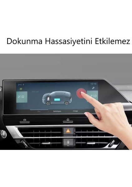 Citroen E-C4 10 Inç Mat Ekran Koruyucu Multimedya Navigasyon