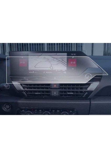 Citroen E-C4 10 Inç Mat Ekran Koruyucu Multimedya Navigasyon