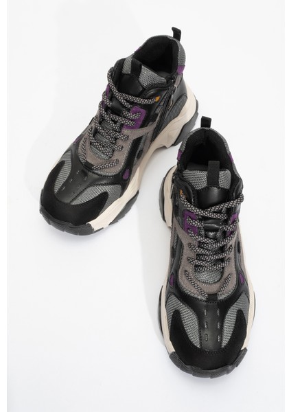 Lowel Siyah-Mor Kadın Spor Bot fırsatları