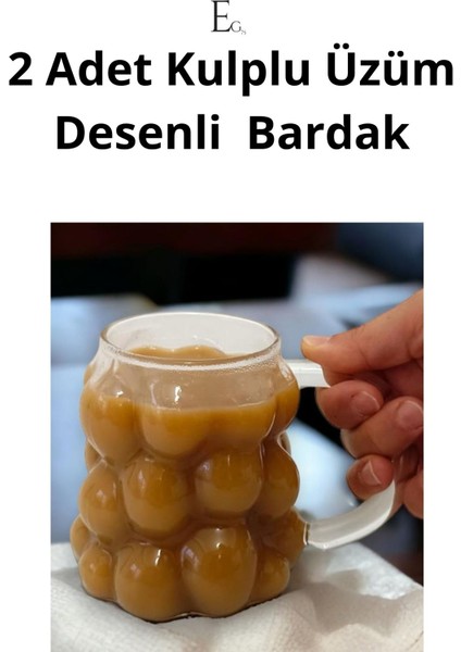 8 Adet Pinterest Kahve ve Sunum Bardak Seti