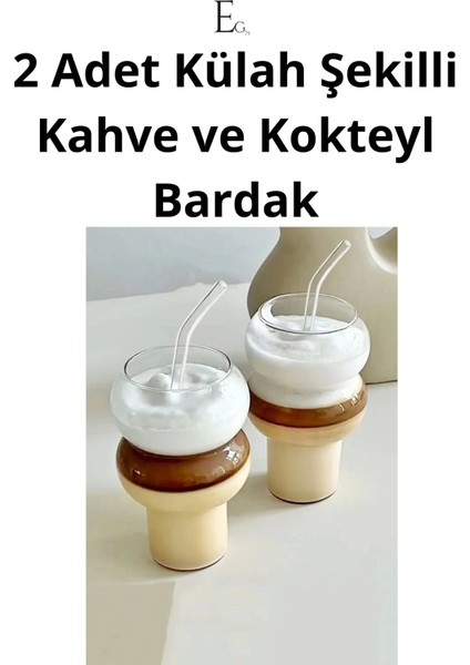 8 Adet Pinterest Kahve ve Sunum Bardak Seti