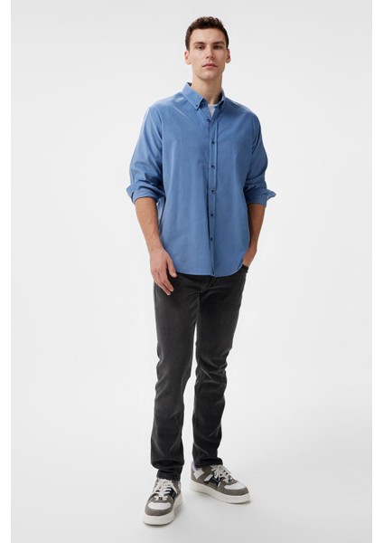 Erkek Mavi Classic Fit Gömlek W47424T.4MY modelleri