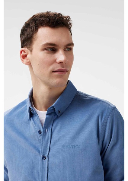 Erkek Mavi Classic Fit Gömlek W47424T.4MY indirimleri