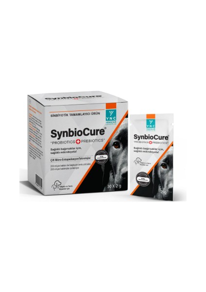 Synbiocure Canine Köpek Yenilebilir Toz Probiyotik ve Prebiyotik 30 Adet x 2 gr Saşe